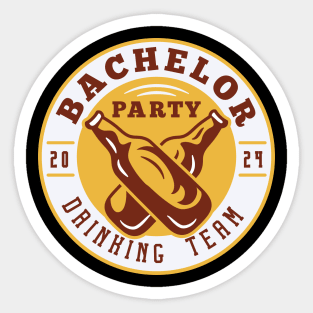 Last Roar Bachelor Brew Crew Sticker